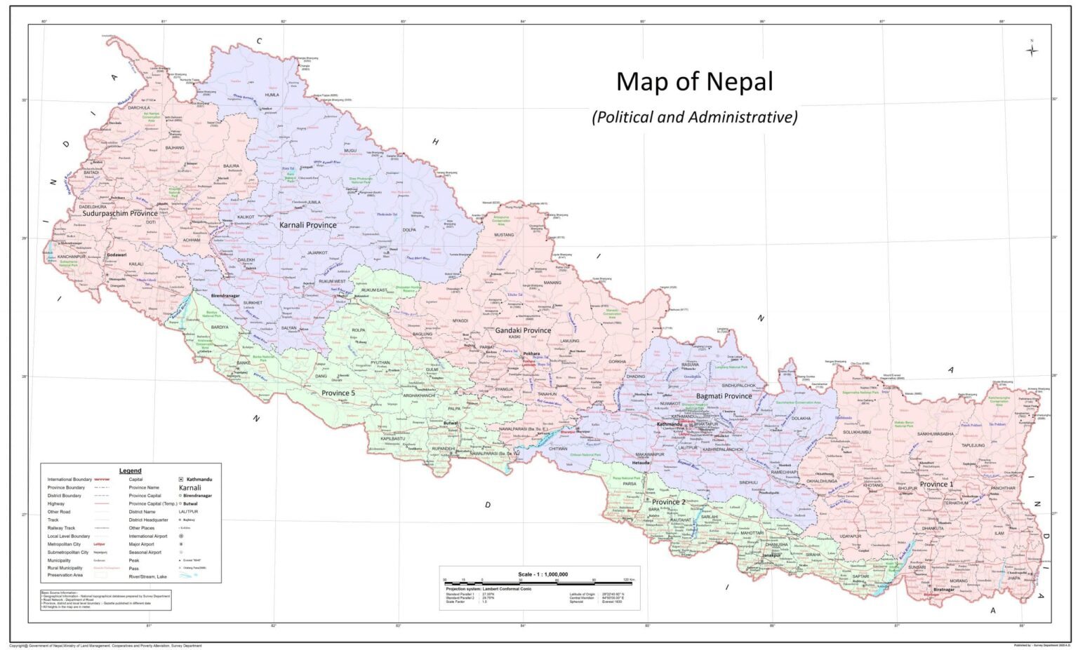 List Of 77 Districts In Nepal (With Province Details) | Top Nepali