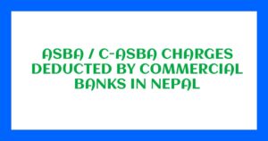 ASBA/CASBA Charges in Nepal