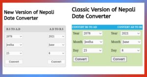 Nepali Date Converter BS to AD