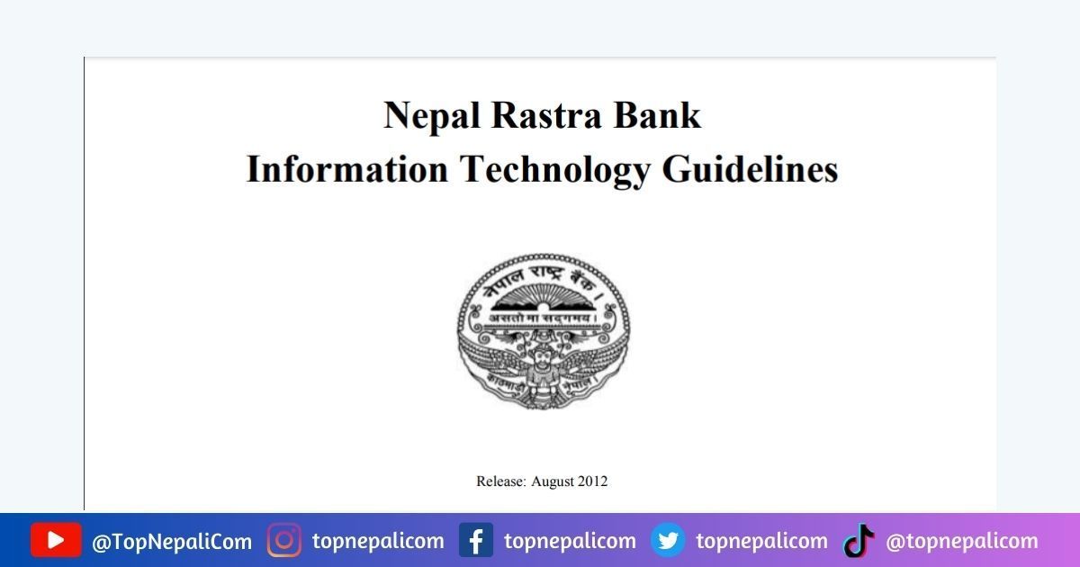 Nepal Rastra Bank IT Guidelines and IT Policy, 2012 – Detailed Breakdown and Summary